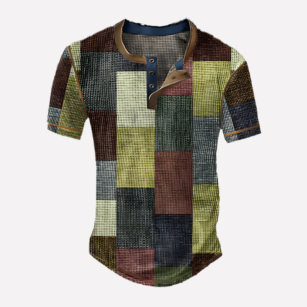 Men’s Waffle Knit Casual Tee