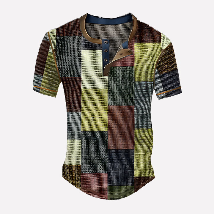 Men’s Waffle Knit Casual Tee
