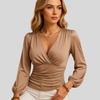 Women’s Long-Sleeved V-Neck Top