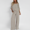 Women’s Relaxed Fit Linen Blend Two Piece Set