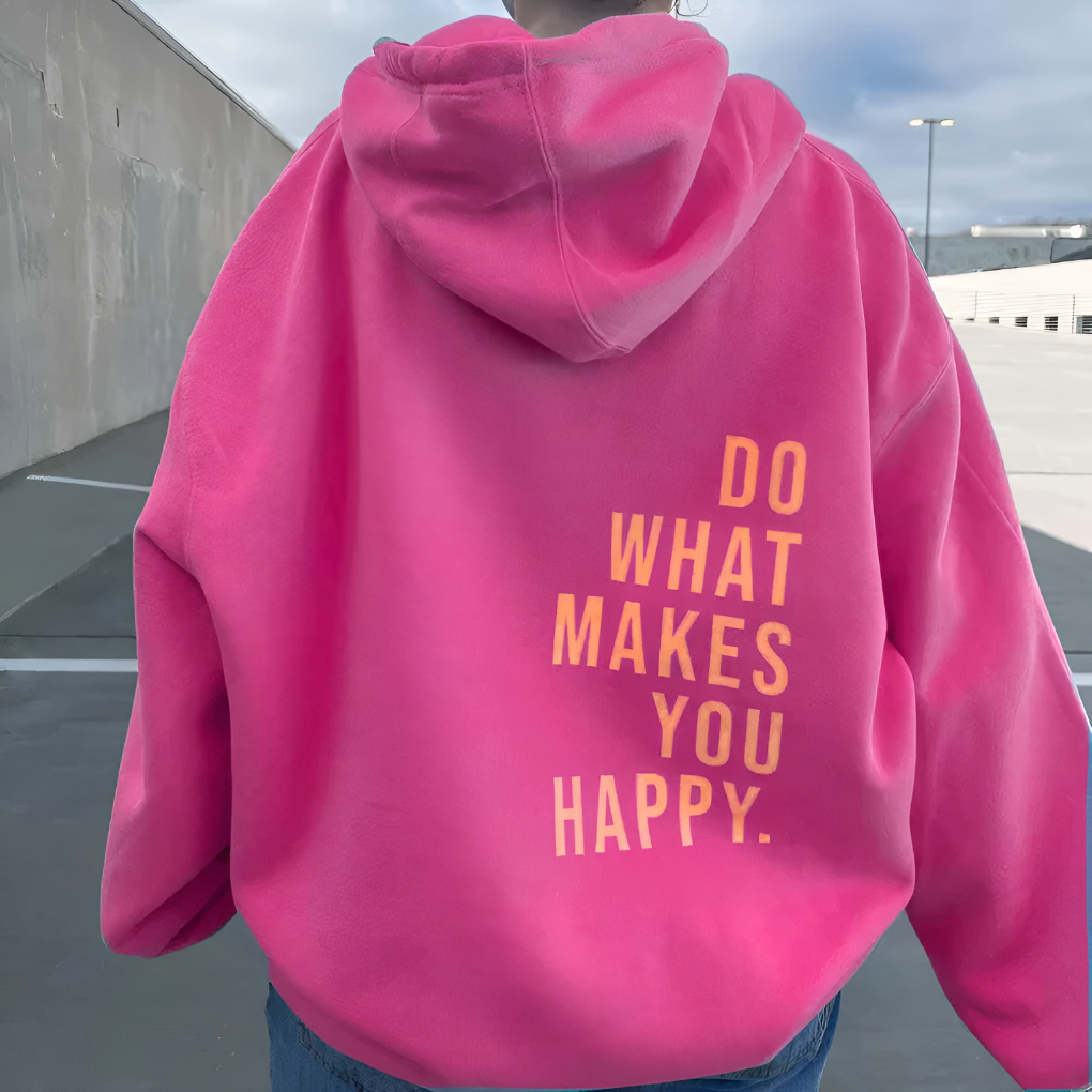 Printed Cozy Hooded Sweatshirt ( Pre-Sale )