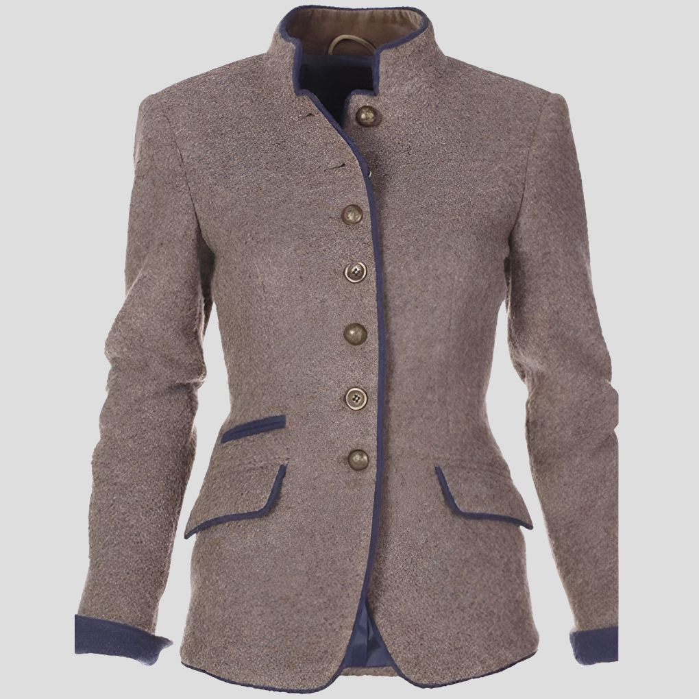 Elegant Ladies Jacket in Plain Colour