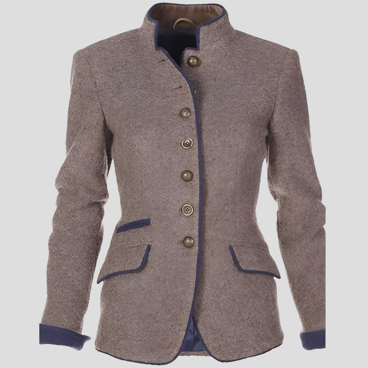 Elegant Ladies Jacket in Plain Colour