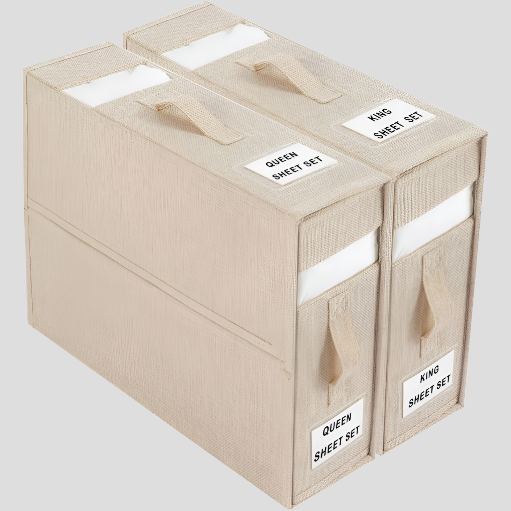 Foldable Bed Sheet Organizer Box