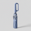 Windproof Automatic Folding Umbrella with Large Buckle Handle