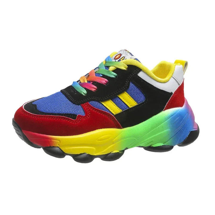 ActiveStep – Trendy Multicolor Sneakers with Platform Sole