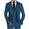 Stylish 3-Piece Slim Fit Men's Suit