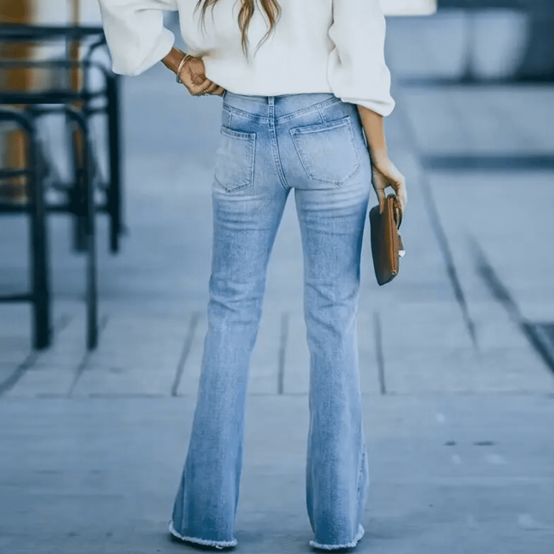 Slim Fit High-Waist Jeans for Women