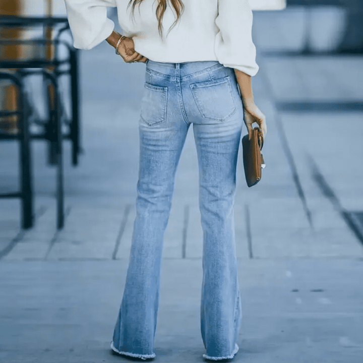 Slim Fit High-Waist Jeans for Women