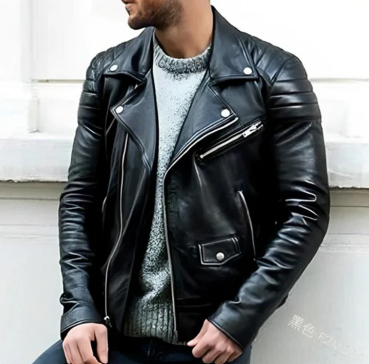 Douglas – Men's Leather Biker Jacket