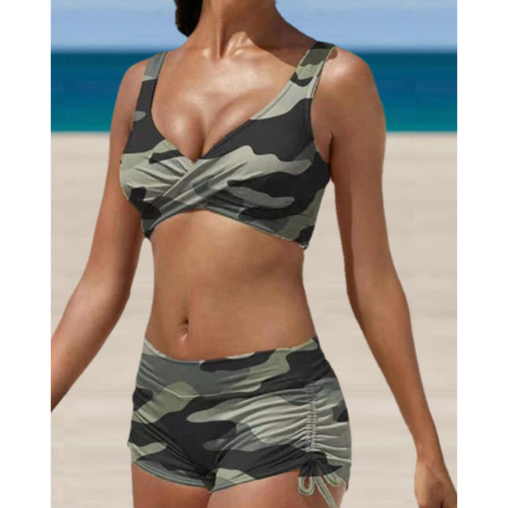 Isla – Women's Printed Two-Piece Swimsuit | Adjustable