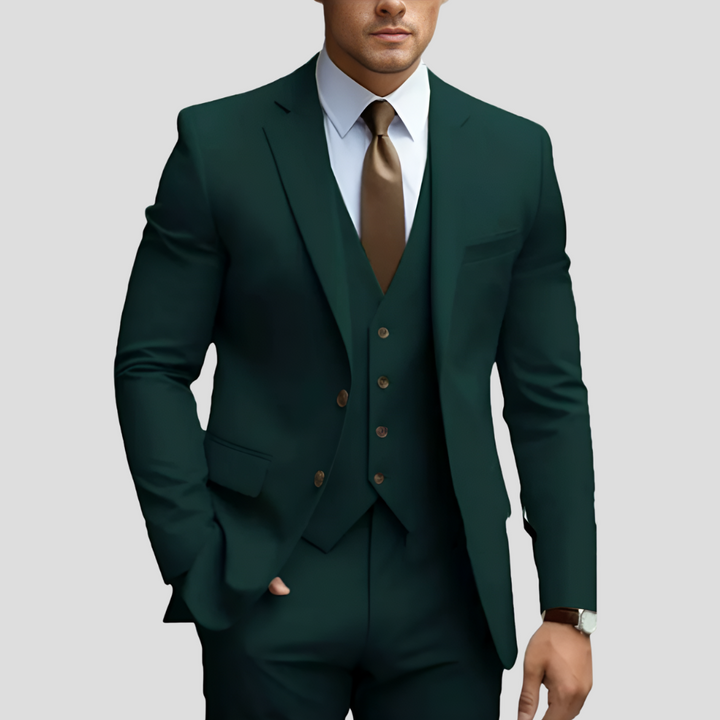 Elegant Style Men’s 3 Piece Beige Slim Fit Suit ( Pre-Sale )