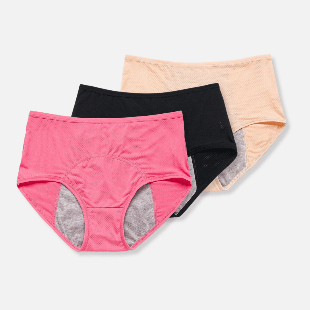 Leak-Proof Menstrual Underwear (3-Pack)