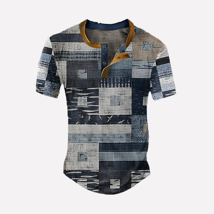 Men’s Waffle Knit Casual Tee