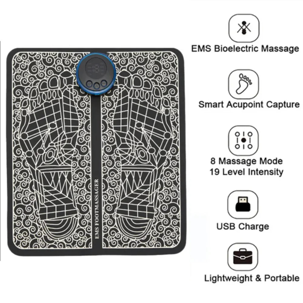 Relaxing EMS Foot Massage Cushion