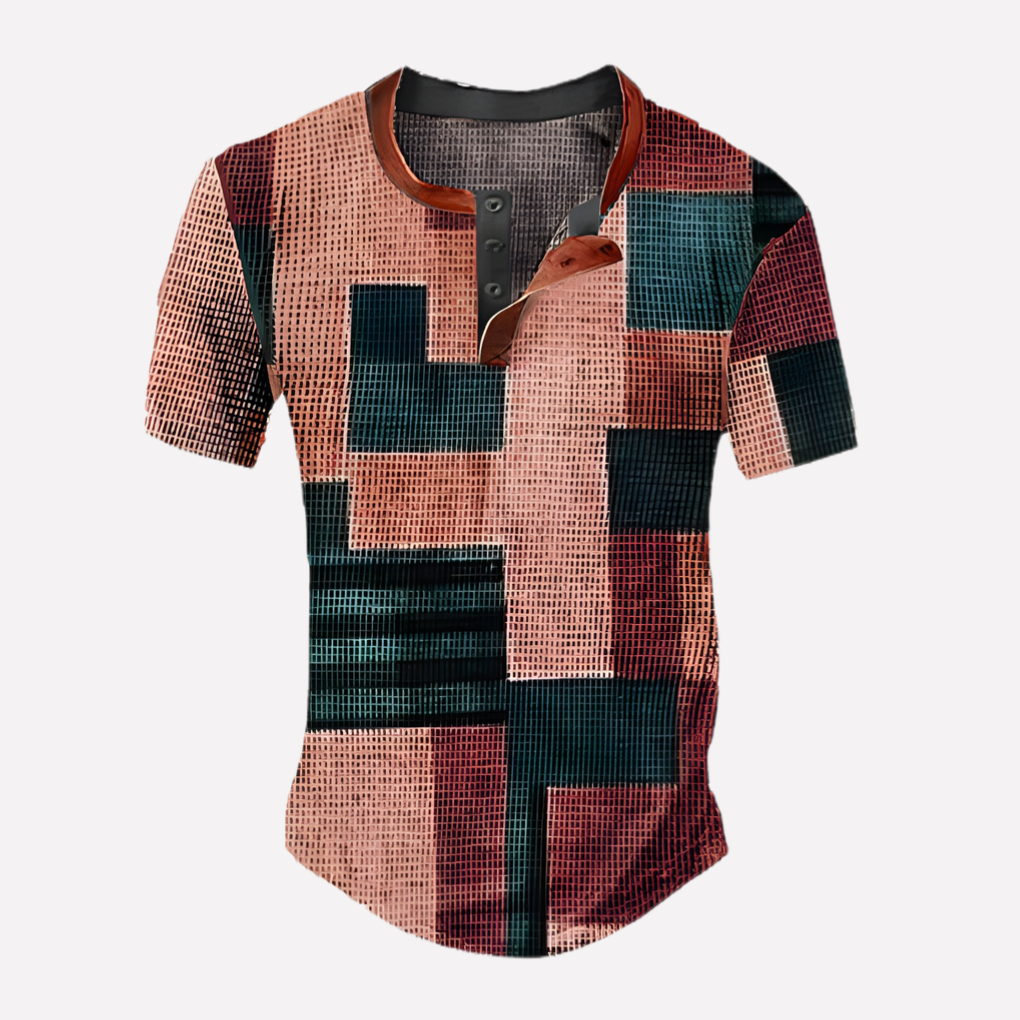 Men’s Waffle Knit Casual Tee