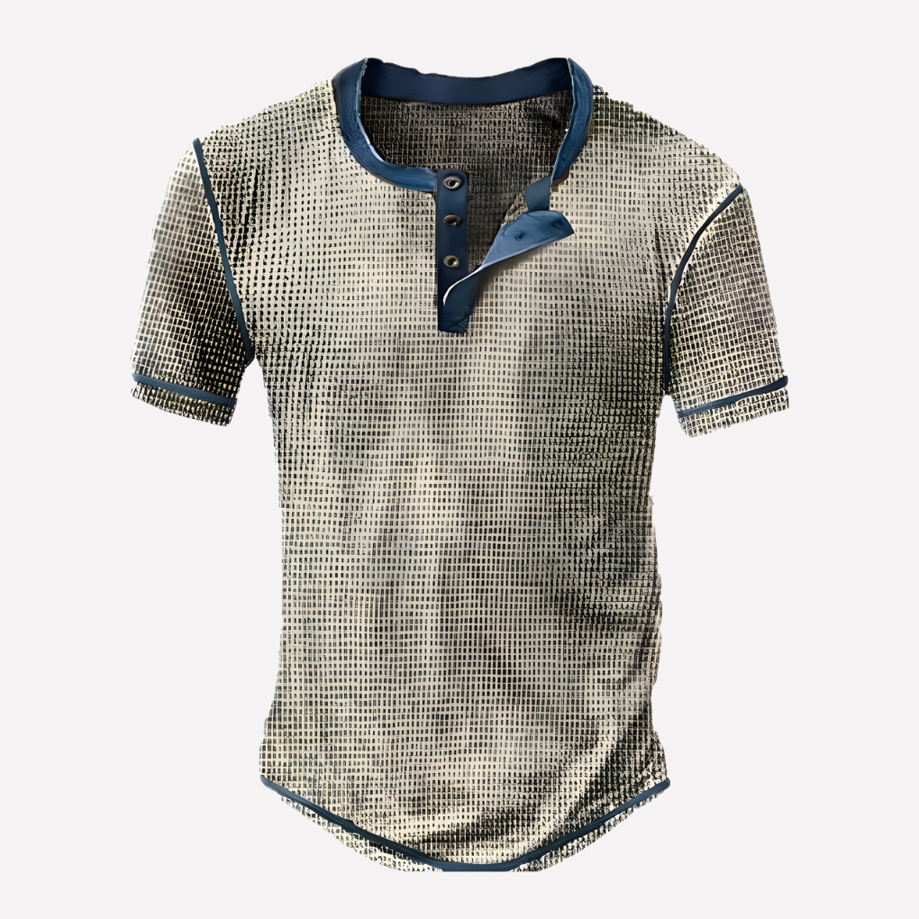 Men’s Waffle Knit Casual Tee