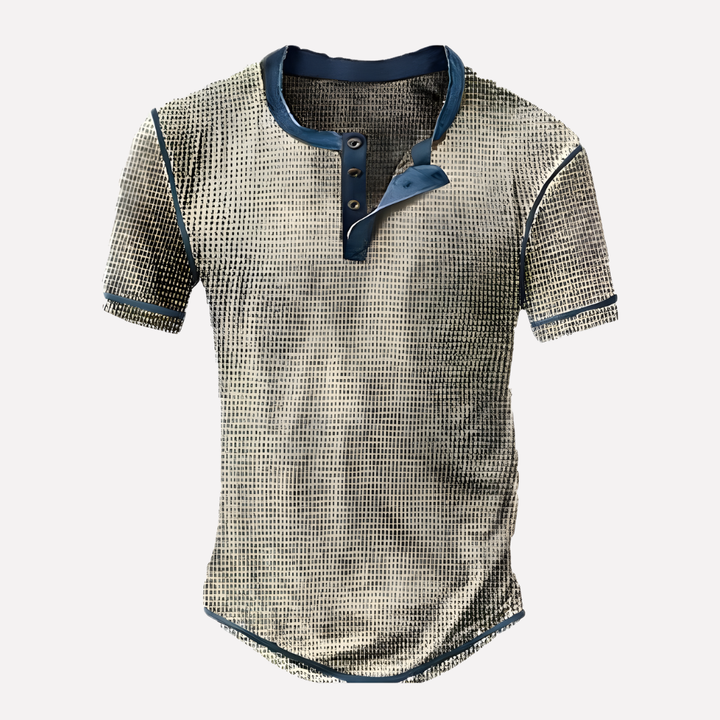 Men’s Waffle Knit Casual Tee