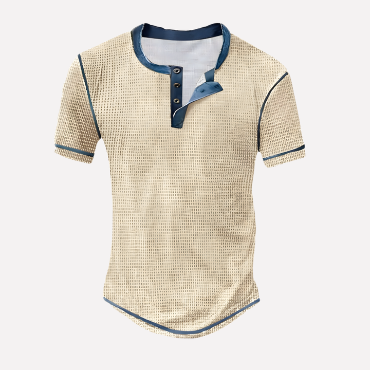 Men’s Waffle Knit Casual Tee