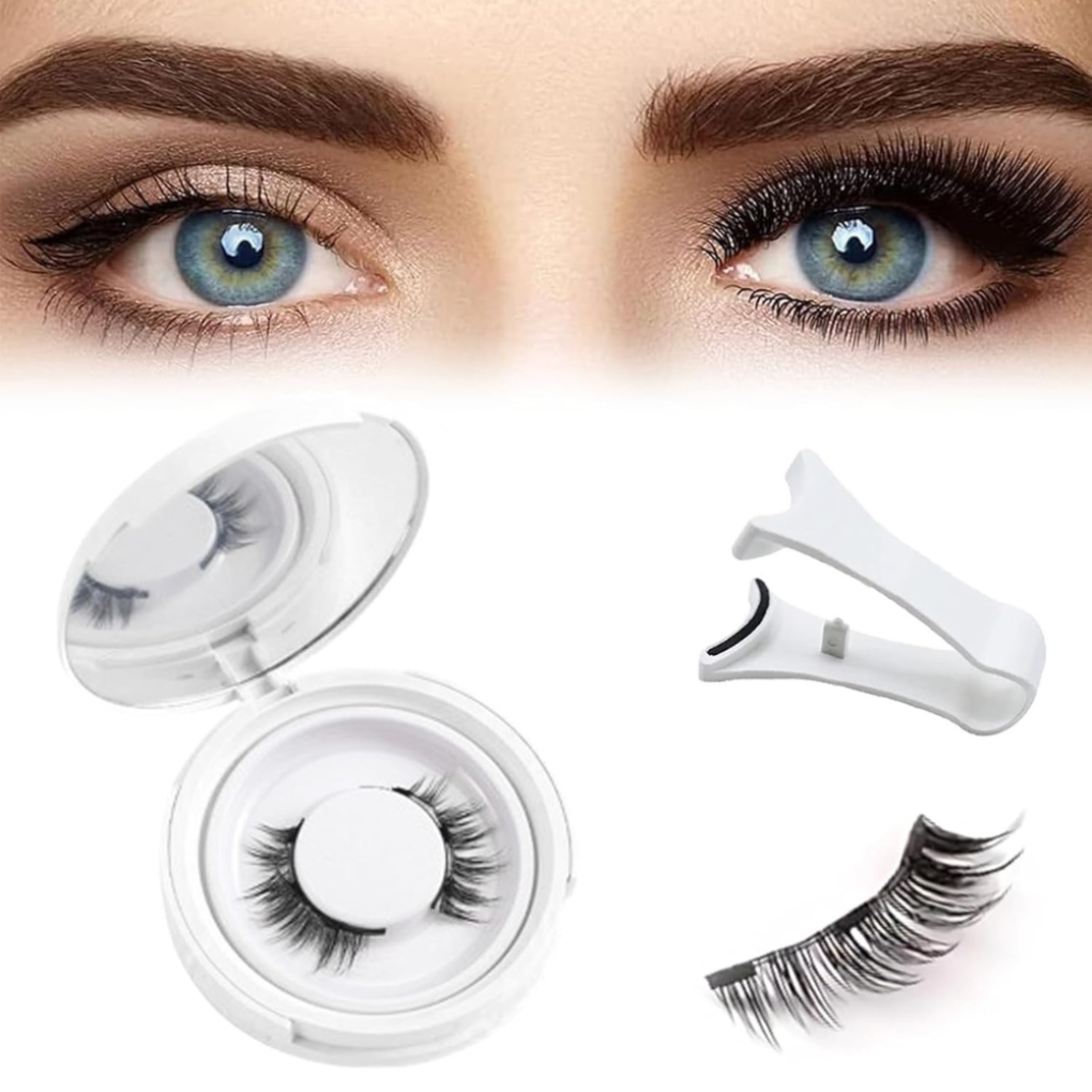 Reusable Magnetic Eyelash & Tweezer Set