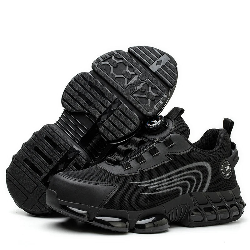 Men's Orthopedic Lace-Up Work Shoes
