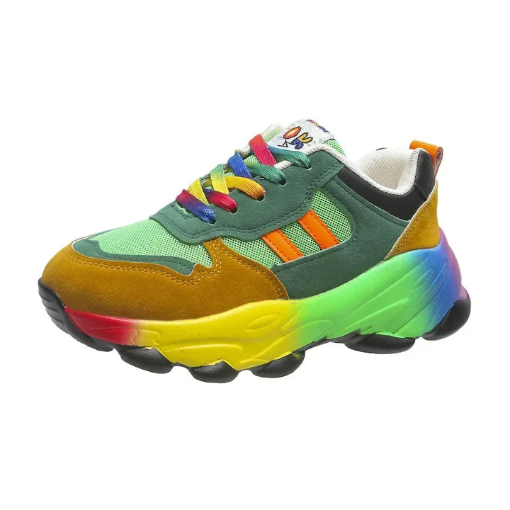 ActiveStep – Trendy Multicolor Sneakers with Platform Sole