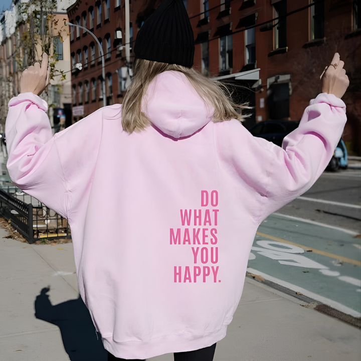 Printed Cozy Hooded Sweatshirt ( Pre-Sale )