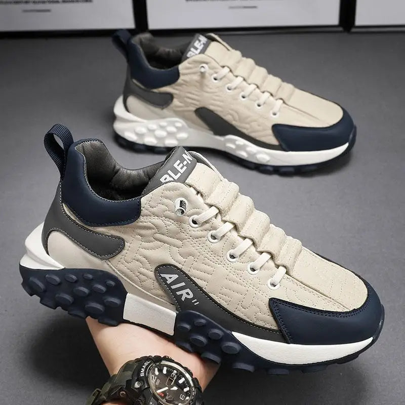 StrideMax Men's Platform Sneakers