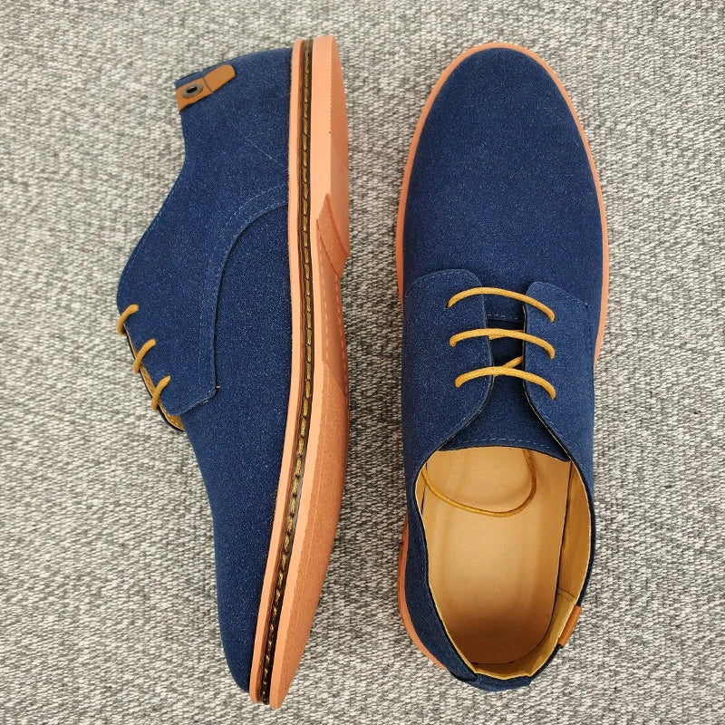 ClassicStep Suede Leather Oxford Shoes Refined Craftsmanship for the Modern Gentleman