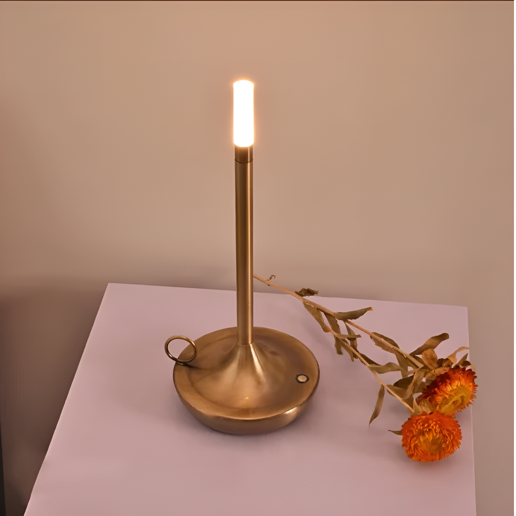 Rechargeable Candle Table Lamp