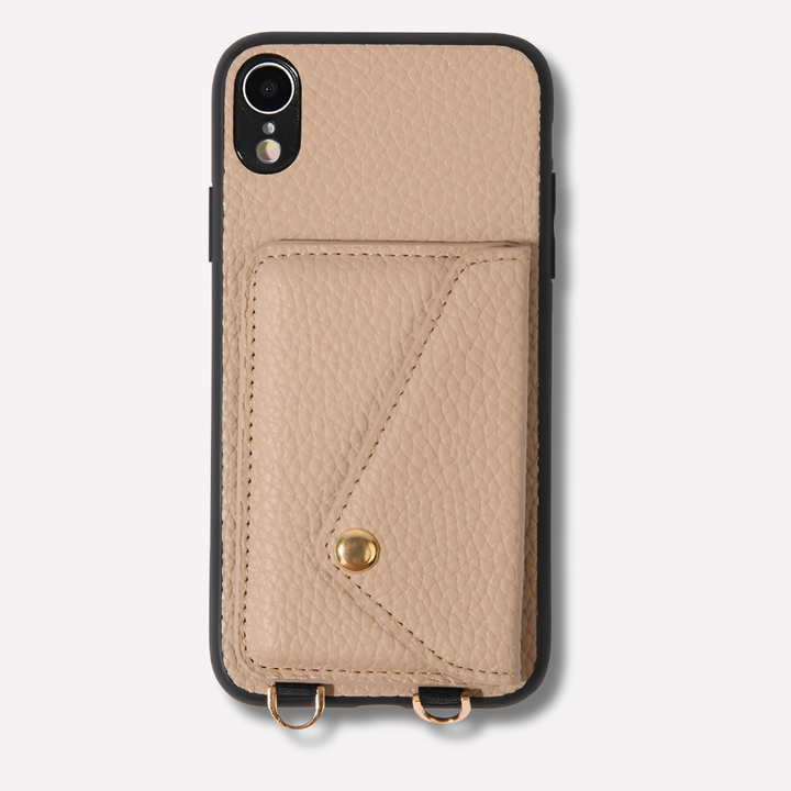 Leather Crossbody Phone Case – With Lanyard and Built-In Card Holder