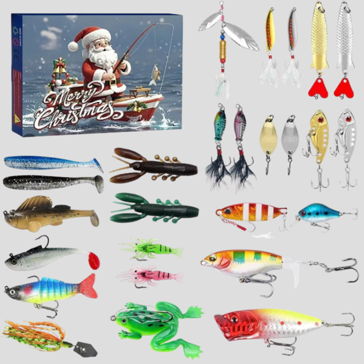 Fishing Advent Calendar 24-Day Countdown