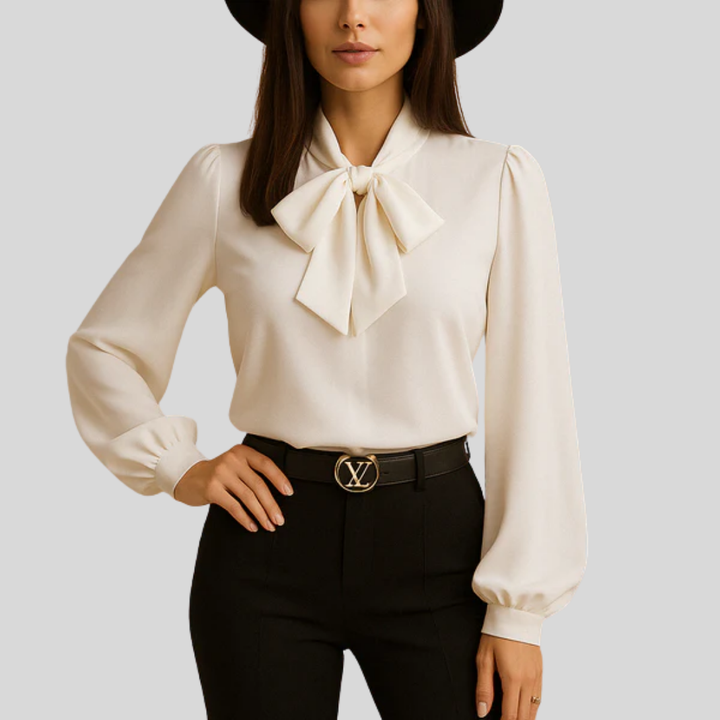 Women’s Blouse with Bow Detail