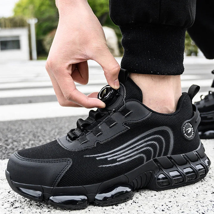 Men's Orthopedic Lace-Up Work Shoes