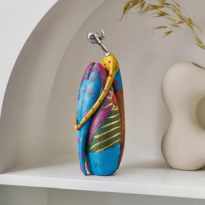 Modern Artistic Abstract Female Resin Sculpture