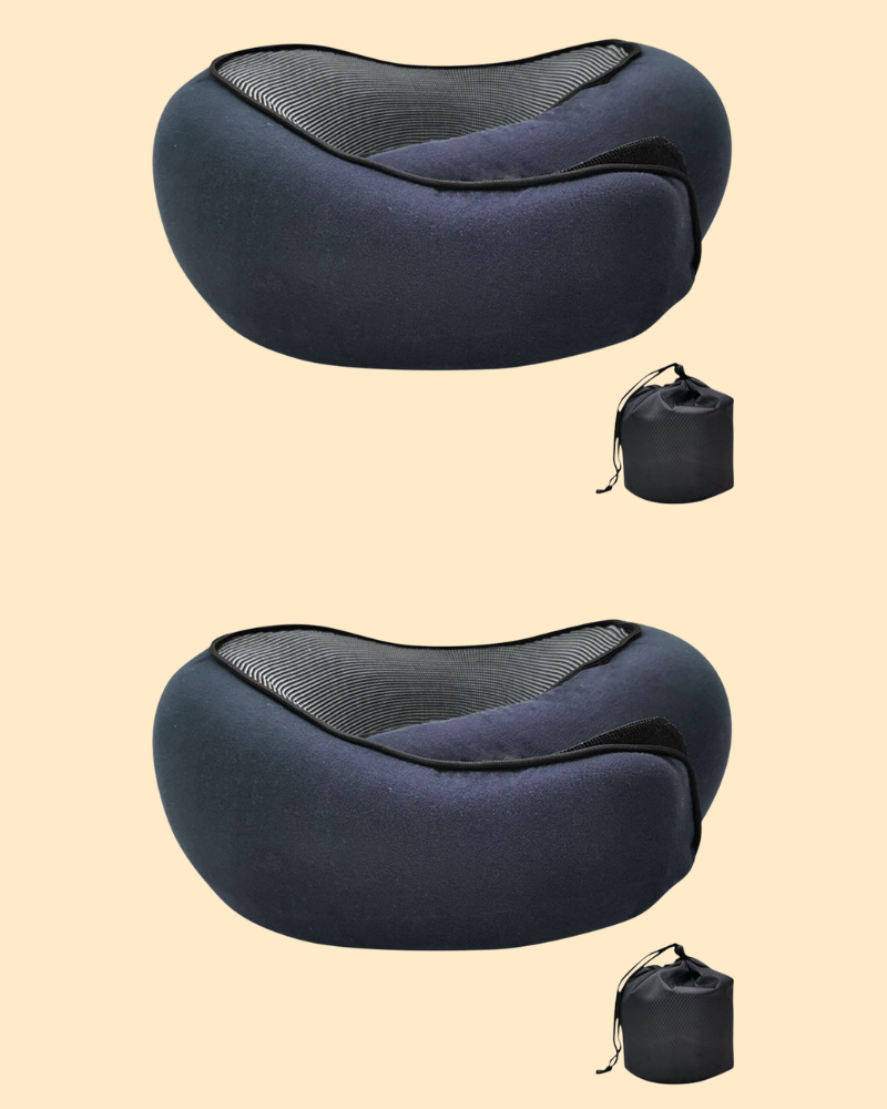 Ergonomic Memory Foam Travel Neck Pillows