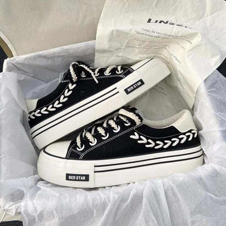 Serenity Platform Canvas Sneakers