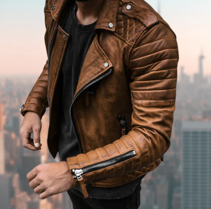 Douglas – Men's Leather Biker Jacket