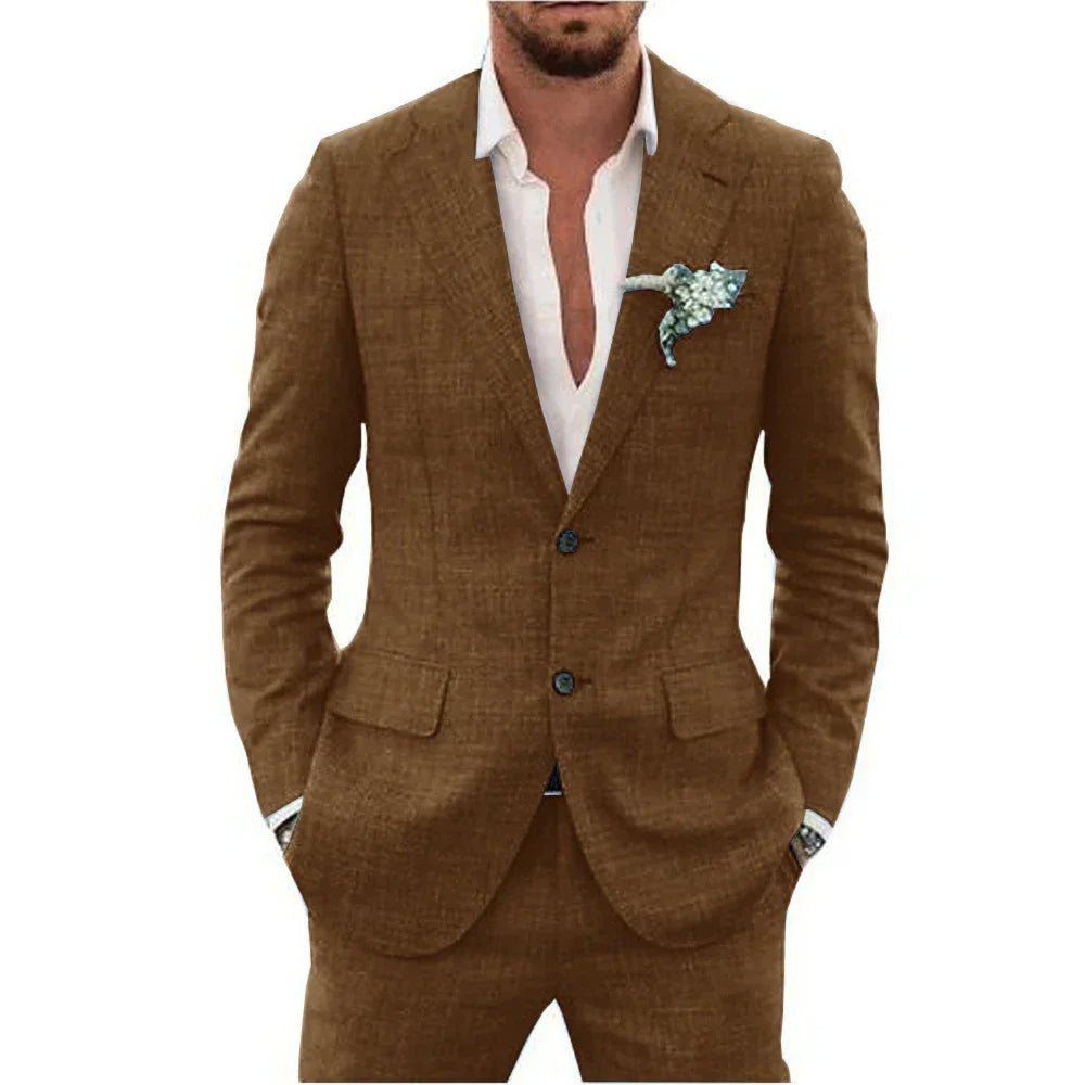 Declan – Men's Linen Suit