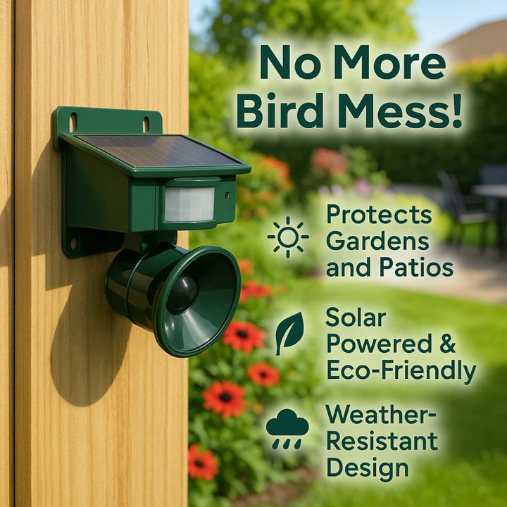 Premium Motion Sensor Bird Repeller and Scarer