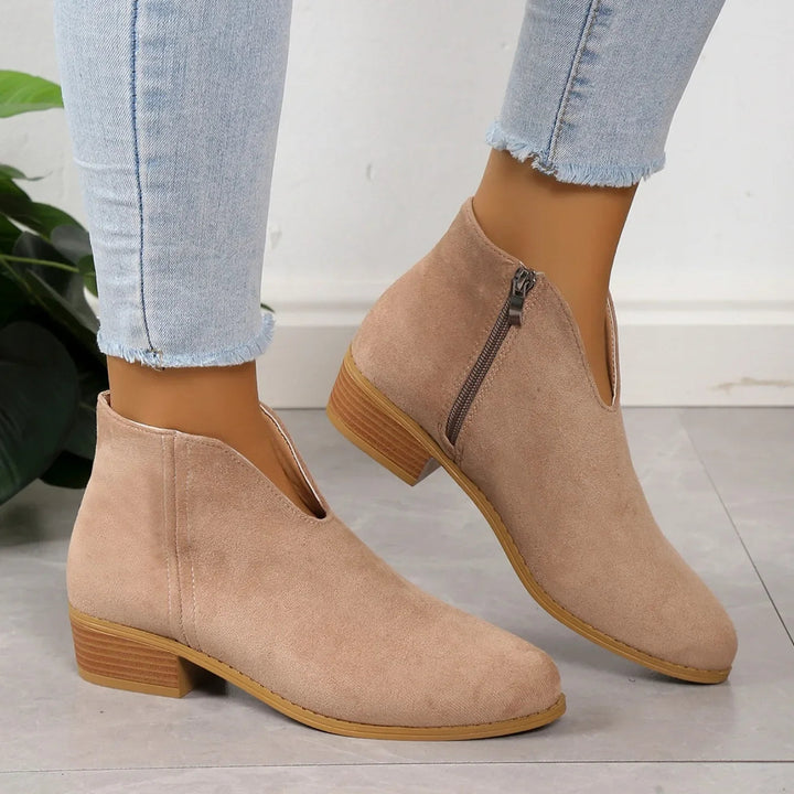 Stylish Suede Ankle Boots for Women