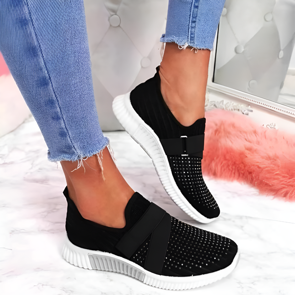 Customizable T Strap Casual Flats