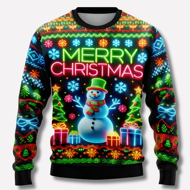Unisex Neon Christmas Sweater