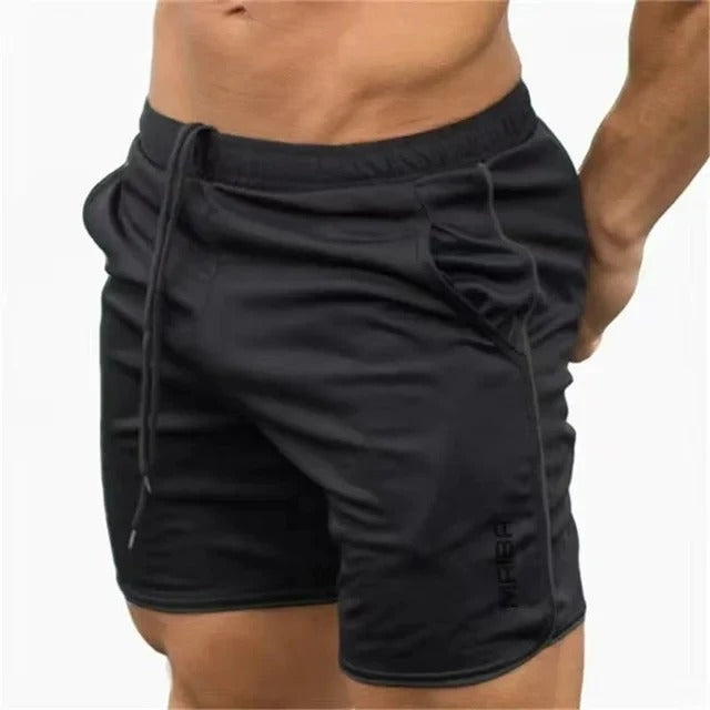 Slim-Fit Elastic Men's Swimming Trunks