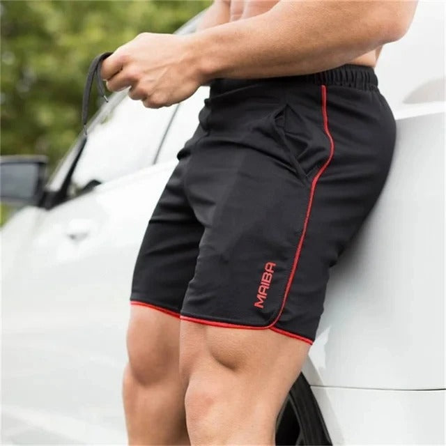 Slim-Fit Elastic Men's Swimming Trunks