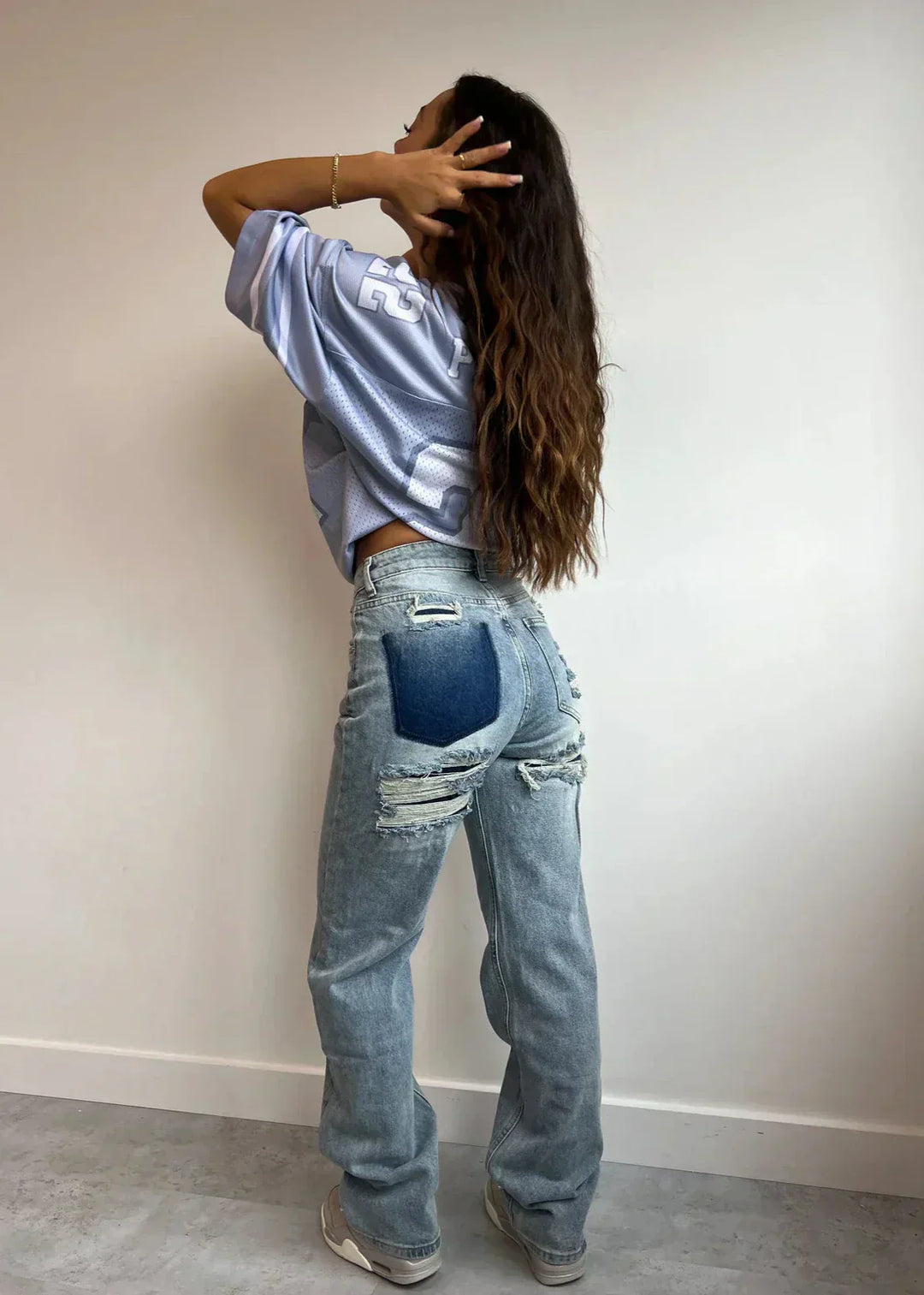 Women's Vintage Ripped Jeans