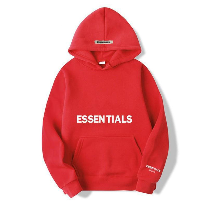 Warm Fleece Hoodie with Letter Print Cozy Comfort Meets Urban Style
