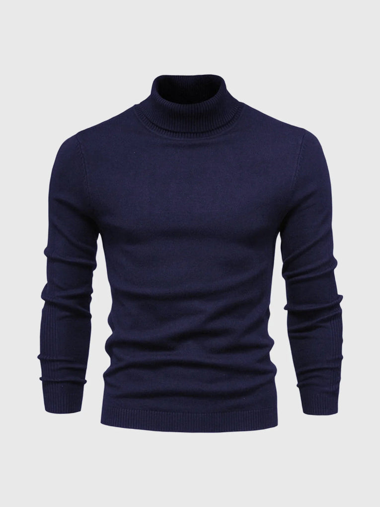 Men's Turtleneck Sweater – Washable and Versatile