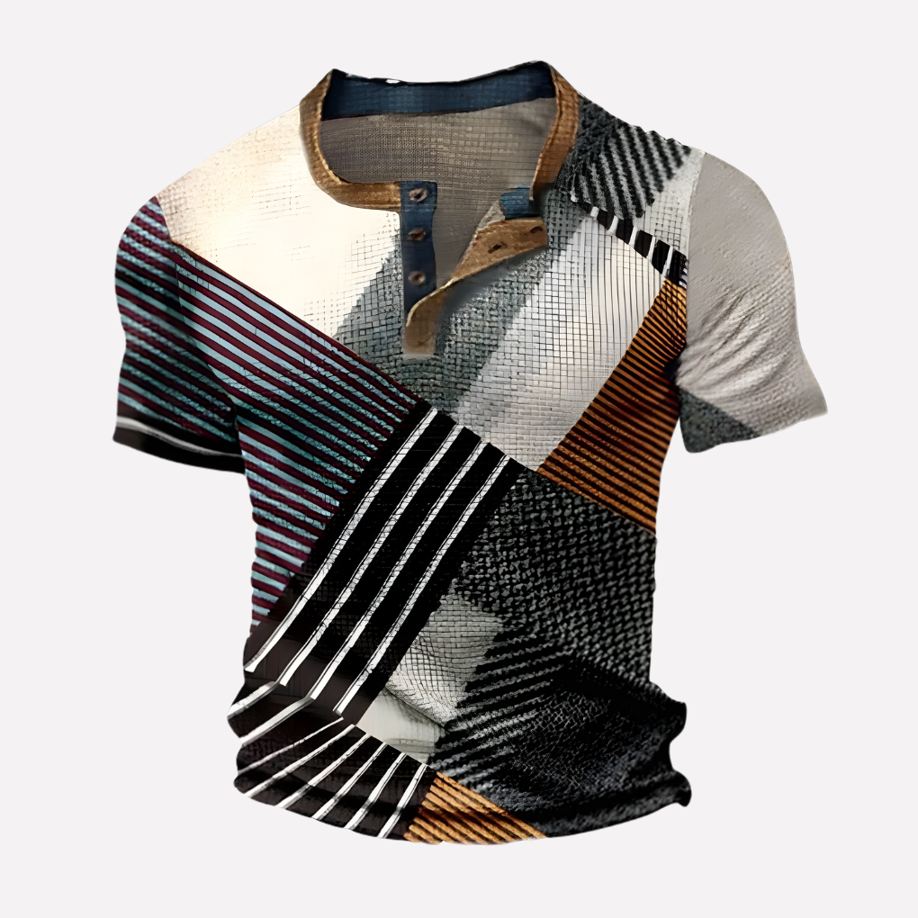 Men’s Waffle Knit Casual Tee