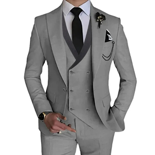 Stylish 3-Piece Slim Fit Men's Suit